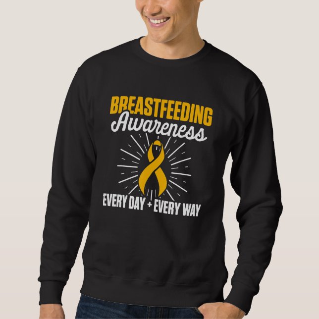 Breastfeeding Awareness Dreaming Breast Milk Lacta Sweatshirt (Front)