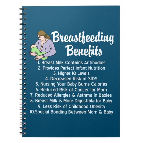 Breastfeeding Benefits Top 10 Reasons for Nursing Notebook