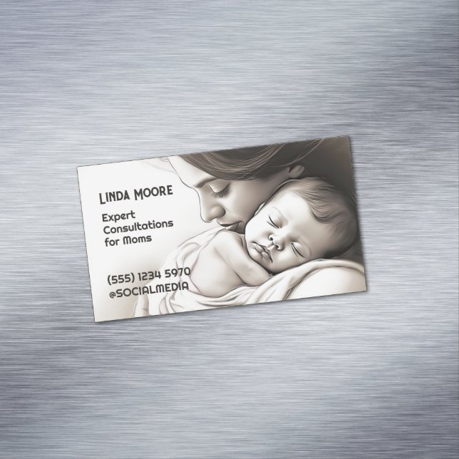 Breastfeeding Consultant Business Card Magnet (In Situ)