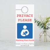 Breastfeeding Doorhanger (Standing Front)