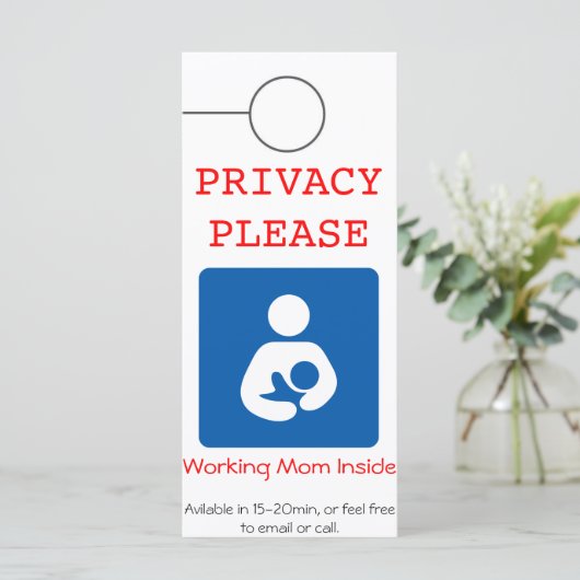 Breastfeeding Doorhanger (Standing Front)