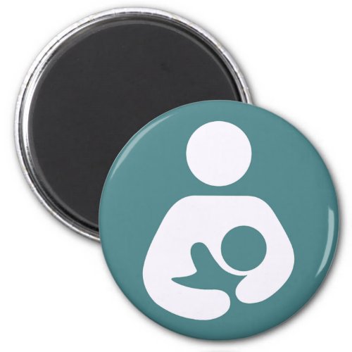 Breastfeeding Icon _ Mauve Magnet