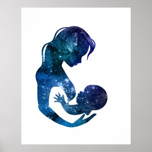 Breastfeeding Mother And Child Poster