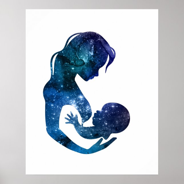 Breastfeeding Mother And Child Poster (Front)