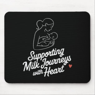 Breastfeeding Mother Support Quote Lactation Consu Mouse Pad