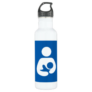 Breastfeeding / Nursing Icon Stainless Steel Water Bottle