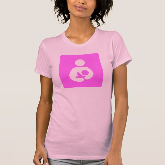 Breastfeeding / Nursing Icon T-Shirt (Front)