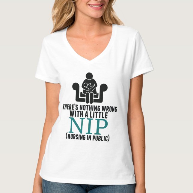 Breastfeeding Nursing in Public T-Shirt (Front)