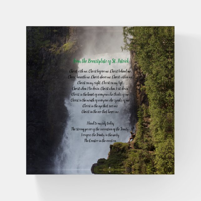 Breastplate of St. Patrick Paperweight (Front)