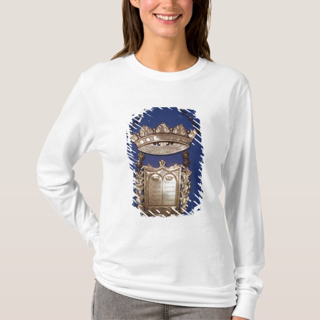 Breastplate or Shield for Torah Scroll T-Shirt (Front)