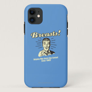 Breasts: Helping Avoid Eye Contact iPhone 11 Case