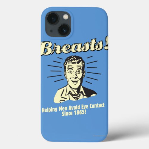 Breasts Helping Avoid Eye Contact iPhone 13 Case