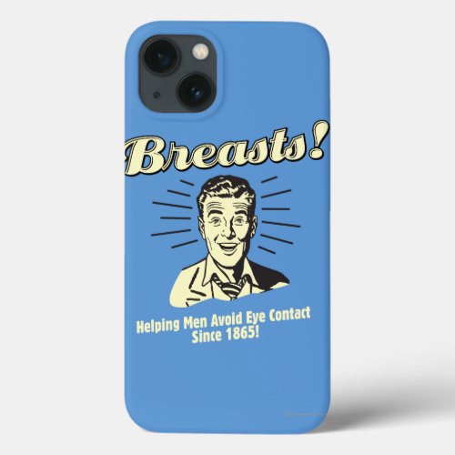 Breasts Helping Avoid Eye Contact iPhone 13 Case
