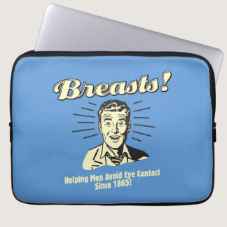 Breasts: Helping Avoid Eye Contact Laptop Sleeve