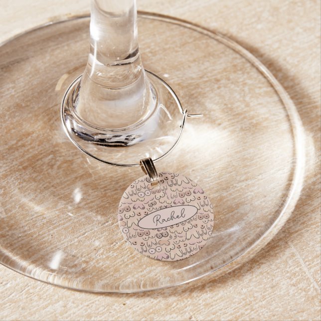 breasts wine charm (In Situ)