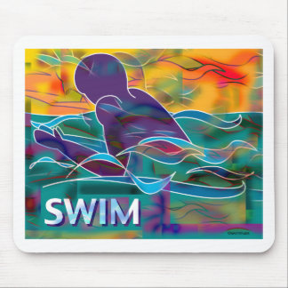 Breaststroke Mouse Pad