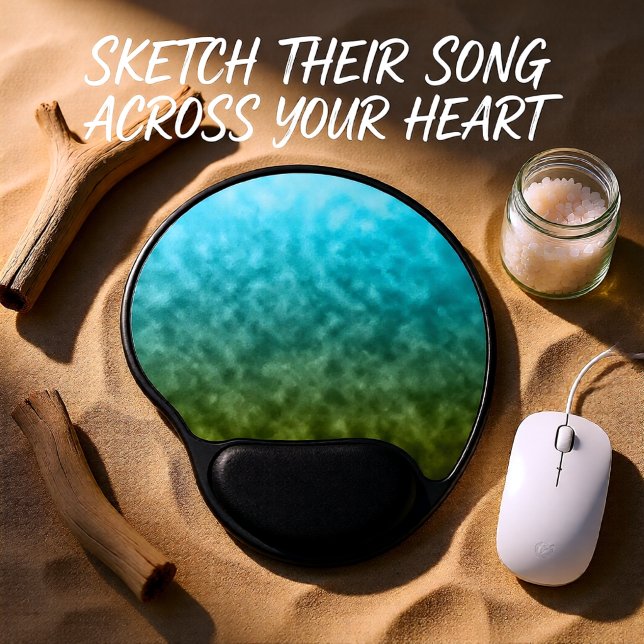 Breath Between Shorelines Gel Mouse Pad (Creator Uploaded)