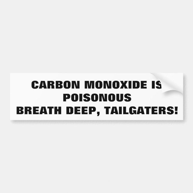 Breath Deep, Tailgaters Bumper Sticker (Front)