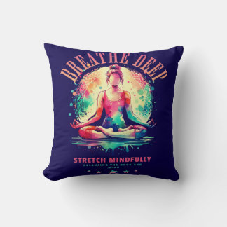 Breath Deep  Throw Pillow