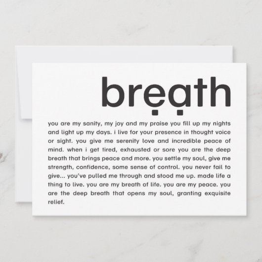 breath | mini-print (Front)