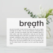 breath | mini-print (Standing Front)