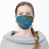 "Breath of Summer Days" Adult Cloth Face Mask (Worn)