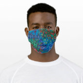 "Breath of Summer Days" Adult Cloth Face Mask (Worn)