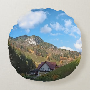 Breath of the Wild - Nature from Romania Round Pillow