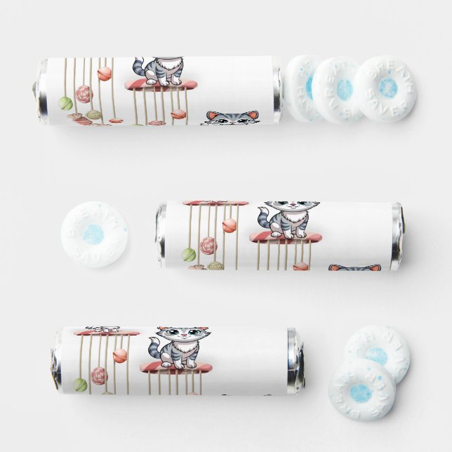 Breath Savers Mint Favor Cat Kitten Meow  (Assorted)