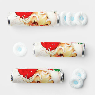 Breath Savers Mint Favor Christmas Vintage Santa