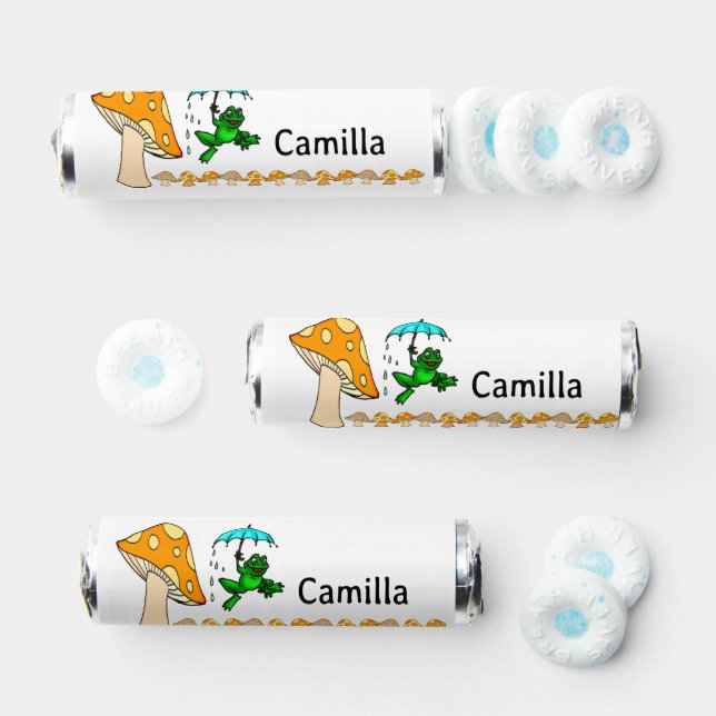 Breath Savers Mint Favor Frog Mushroom  (Assorted)