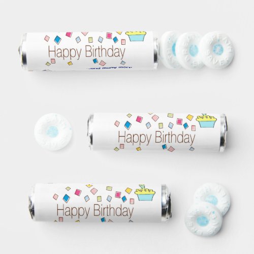 Breath Savers Mint Favor Happy Birthday
