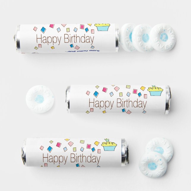 Breath Savers Mint Favor Happy Birthday (Assorted)