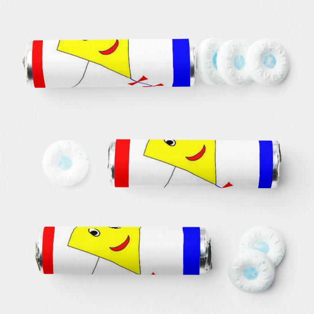 Breath Savers Mint Favor Yellow Blue Red Kite (Assorted)