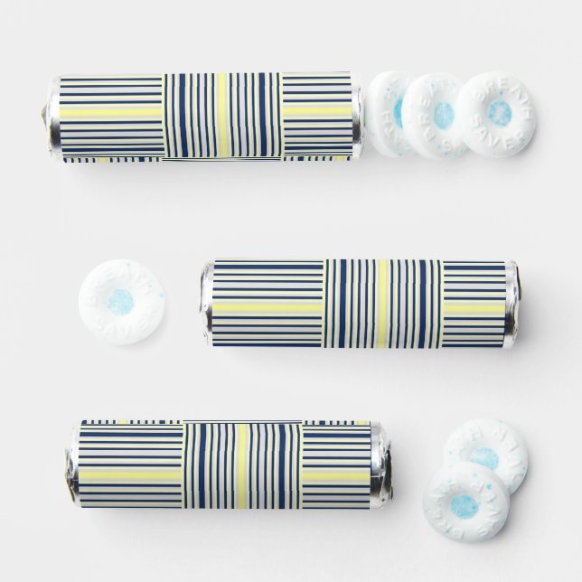 Breath Savers Mint Favor Yellow Blue Stripe (Assorted)