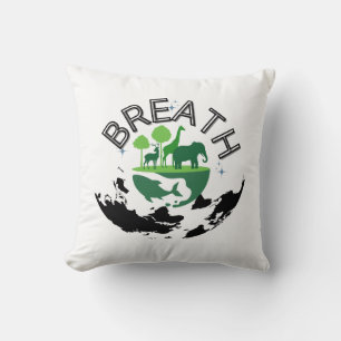 Breath Throw Pillow