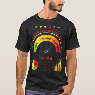 Breathalyzer Adult Halloween Costume For Men And W T-Shirt