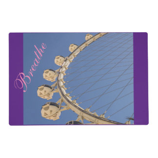 Breathe and do Yoga Las Vegas Style Kitchen Towel Placemat
