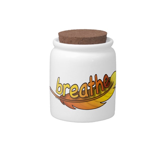 Breathe  candy jar (Front)
