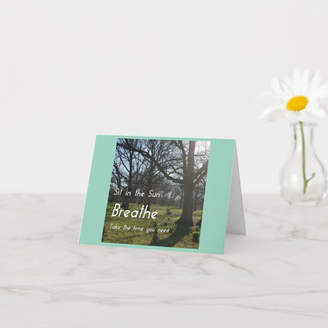 Breathe Card (Small Plant)