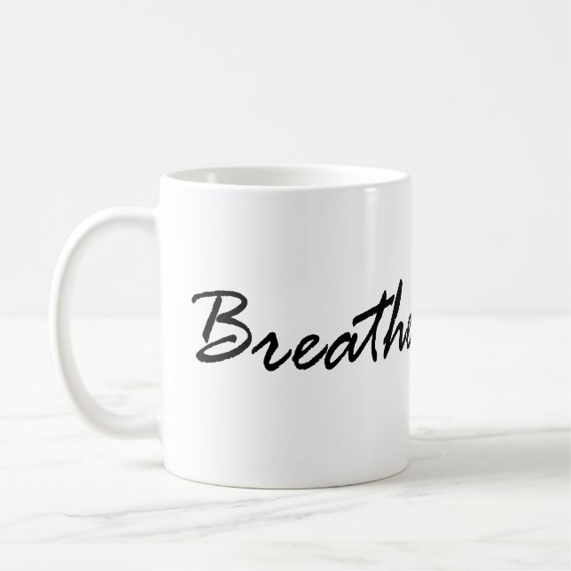 Breathe Coffee Mug (Left)