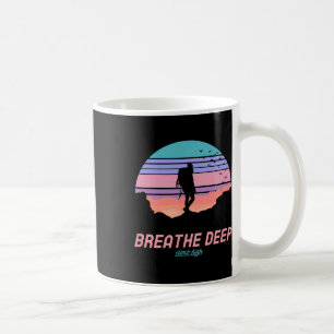 Breathe Deep Climb High - Hiking  Coffee Mug