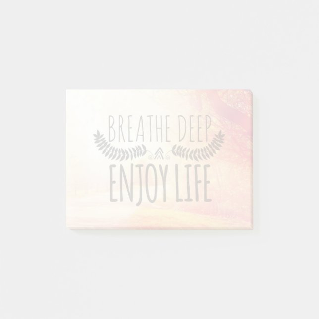 Breathe Deep Post-it Notes (Front)