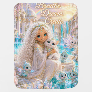 Breathe Dream. Create. Collection -Fleece Blanket
