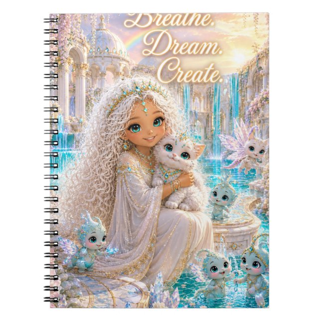 Breathe. Dream. Create. Collection  Notebook (Front)