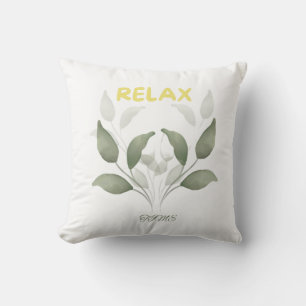  Breathe Easy A Pastel Leaves (Square Pillow
