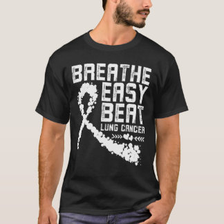 Breathe Easy Beat Lung Cancer Awareness Family T-Shirt