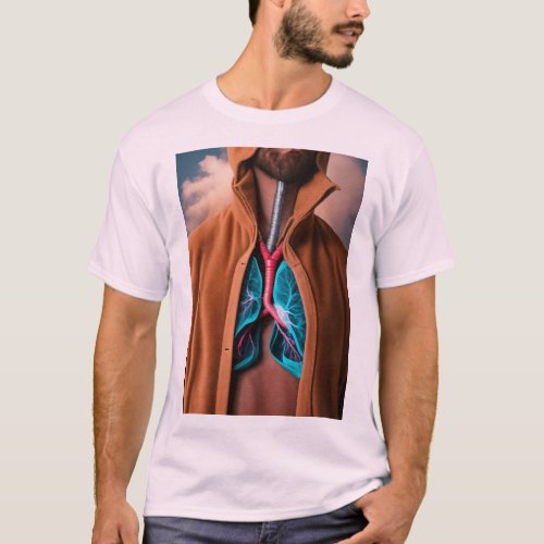  Breathe Easy Lung Anatomy T_Shirt T_Shirt