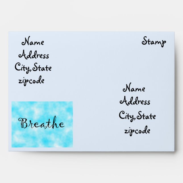 Breathe-envelope Envelope (Front)