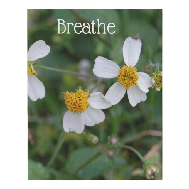 Breathe flower canvas (Front)